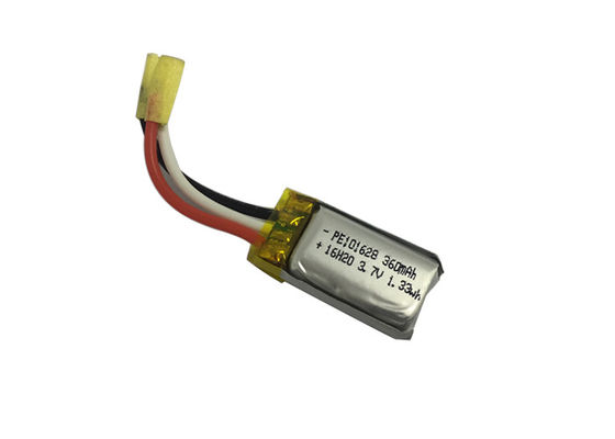 Batterie au lithium polymère à taux C élevé de 360 ​​mAh pour Power Bank PAC101628