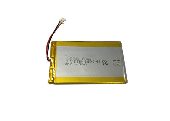 1500mAh 325080 CE a certifié la batterie molle rechargeable de paquet de polymère de lithium
