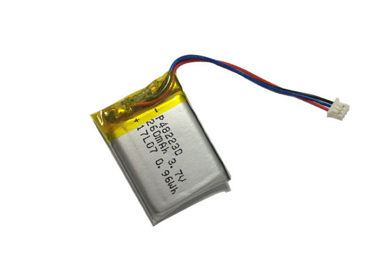 batterie de 3.7V 260mAh PAC, haute Rate Discharge LiPO batterie de 10C pour la fan portative
