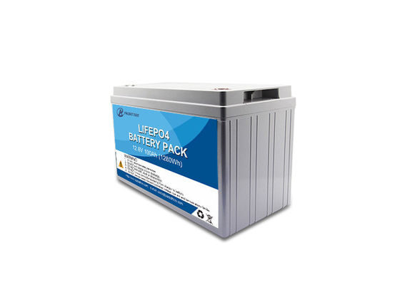 Pack de batterie LiFePO4 à cycle profond 12,8 V 100 Ah pour camping-cars et applications marines