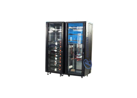 Armoire de stockage de batterie au Lithium LiFePO4 haute tension 96V 500Ah 48kWh pour ESS solaire