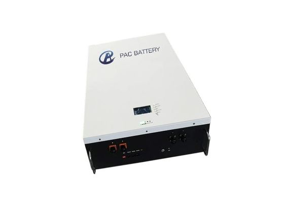 Système de stockage d'énergie par batterie LiFePO4 de type mural 48V 100Ah avec indicateurs LCD LED