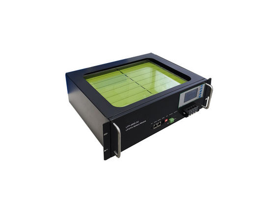 durée de vie de la batterie 4000 de bâti de support de 48V 50Ah 3U LiFePO4 pour le système de stockage d'énergie
