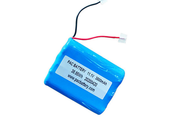 Batterie rechargeable Li-Ion 12V 3000mAh ICR18650 3S pour l'électronique et l'IoT