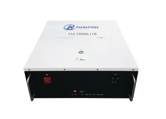 Batterie au lithium de stockage solaire domestique 24V 200Ah 5kWh avec cellules LiFePO4 à 6000 cycles