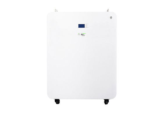 Batterie au lithium modulaire de stockage à la maison de 51.2V 400Ah 20kWh avec la conception de support de roue