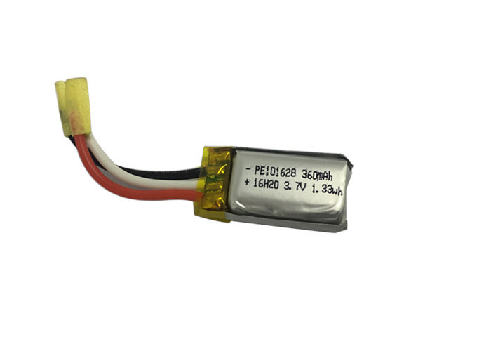 Batterie au lithium polymère à taux C élevé de 360 ​​mAh pour Power Bank PAC101628