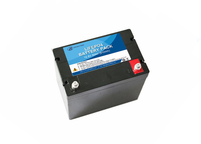 Batterie LiFePO4 à cycle profond 12V 50Ah, Plug and Play pour l'alimentation d'urgence des véhicules