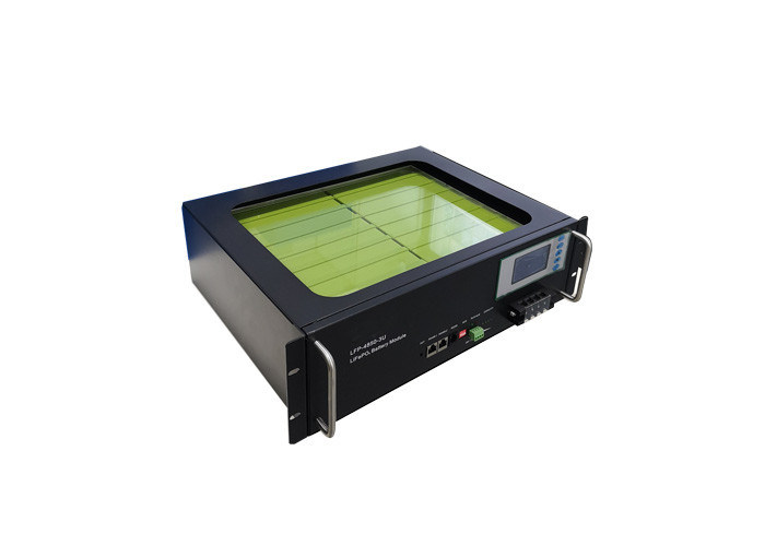 durée de vie de la batterie 4000 de bâti de support de 48V 50Ah 3U LiFePO4 pour le système de stockage d'énergie