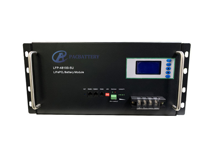 Bâti en support de la batterie 5U du cycle profond LiFePO4 d'IP52 48V 100Ah 4800Wh pour l'UPS de télécommunication